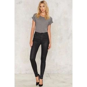 Levi's Mile High Super Skinny Coated Jeans